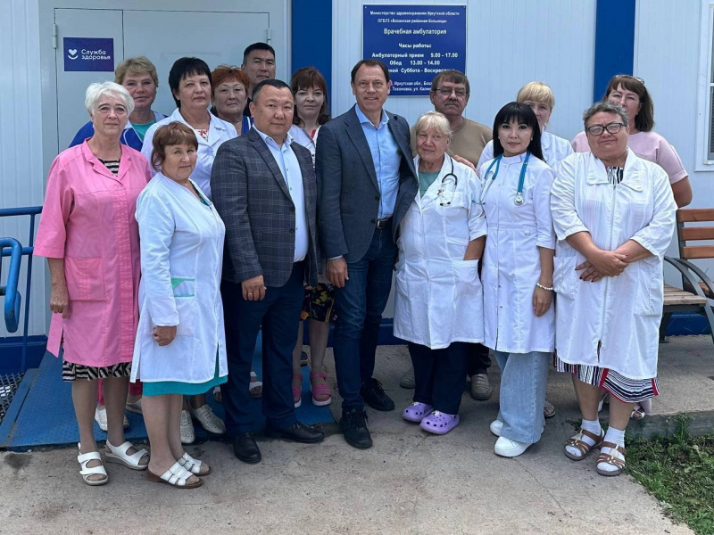в сёлах харатирген и александровское боханского района возвели два новых фельдшерско-акушерских пункта по национальному проекту «здравоохранение»