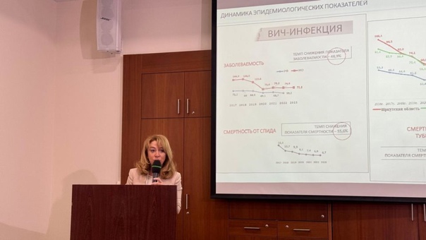 опыт эффективного взаимодействия службы лечения и диагностики вич/спид и противотуберкулезной службы иркутской области представили на всероссийской конференции